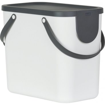 Domácnost - systém na třídění odpadu - ALBULA box 25L - bílý