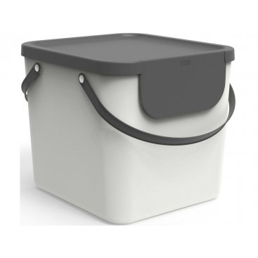 Domácnost - systém na třídění odpadu - ALBULA box 50L - bílá