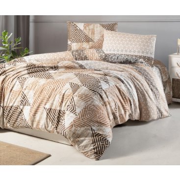 Domácnost - Prodloužené povlečení krep 140x220, 70x90cm Espera natur