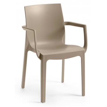 Zahrada - Křeslo EMMA ARMCHAIR- taupe