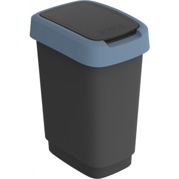 Domácnost - TWIST odpadkový koš 10L - modrá