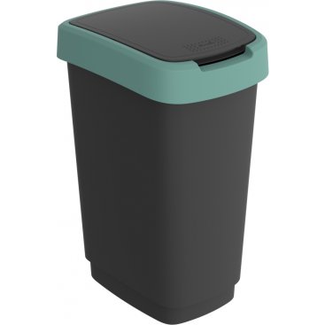 Domácnost - TWIST odpadkový koš 25L - krémově zelená
