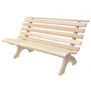 Zahrada - RETRO dřevěná lavice - PŘÍRODNÍ