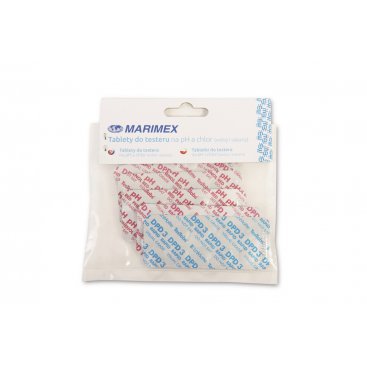 IMPORT MARIMEX - Tablety do testru na ph (20 ks) + chlor (20 ks) + chlor vázaný (10 ks)