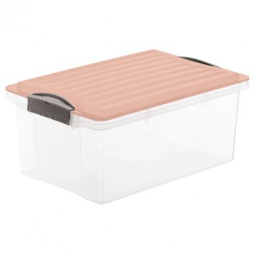 Domácnost - úložný box COMPACT 13L - růžový