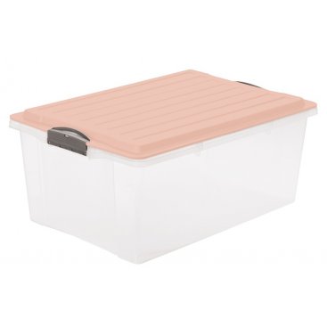 Domácnost - úložný box COMPACT 38L - růžový