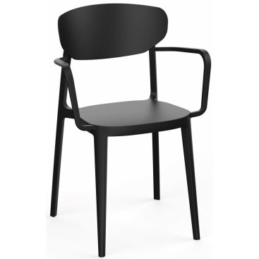 Zahrada - Křeslo MARE ARMCHAIR - černá