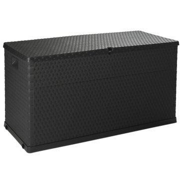 Zahrada - RATTAN zahradní plastový úložný box 420 L - grafit