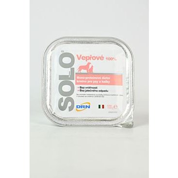 Mazlíčci - SOLO Maiale 100% (vepřové) vanička 100g