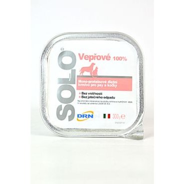 Mazlíčci - SOLO Maiale 100% (vepřové) vanička 300g