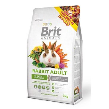 Mazlíčci - Brit Animals Rabbit Adult Complete 3kg