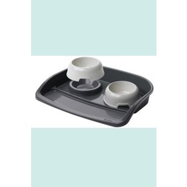 Mazlíčci - Miska plast 2 kusy - 0,3 l + podnos LINDO FP