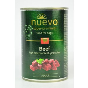 Mazlíčci - Nuevo pes adult Hovězí konz. 400g