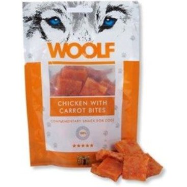 Mazlíčci - WOOLF pochoutka chicken with carrot bites 100g