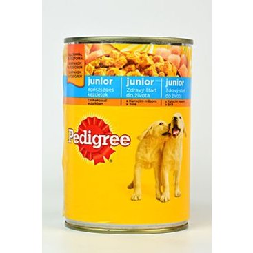 Mazlíčci - Pedigree konzerva Junior kuřecí  400g