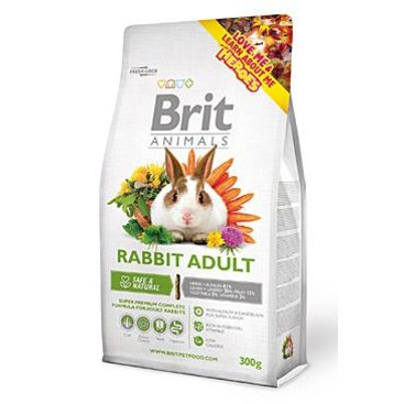 Mazlíčci - Brit Animals Rabbit Adult Complete 300g