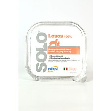 Mazlíčci - SOLO Salmone 100% (losos) vanička 300g