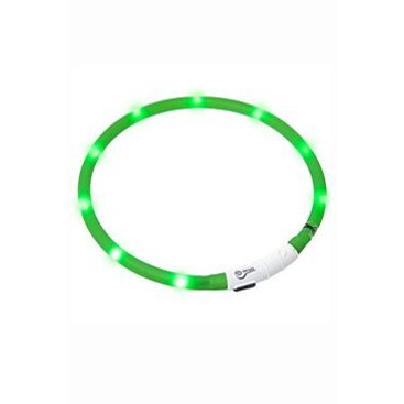 Mazlíčci - Obojek USB Visio Light 70cm zelený KAR 1ks