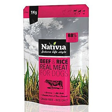 Mazlíčci - Nativia Real Meat Beef&Rice 1kg