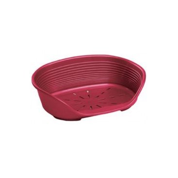 Mazlíčci - Pelech plast SIESTA DLX 10 bordo 93,5x68x28,5cm FP 1ks