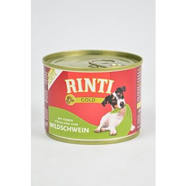 Mazlíčci - Rinti Dog Gold konzerva divočák 185g