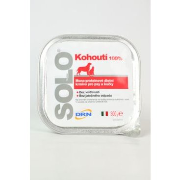 Mazlíčci - SOLO Galleto 100% (kohoutek) vanička 300g