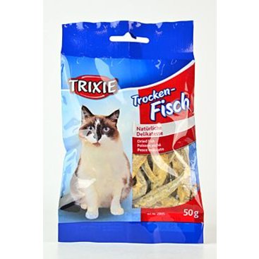 Mazlíčci - Rybičky sušené pro kočky 5-6cm 50g TR 1ks