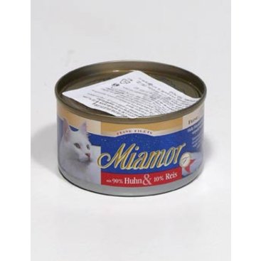 Mazlíčci - Miamor Cat Filet konzerva kuře+rýže 100g