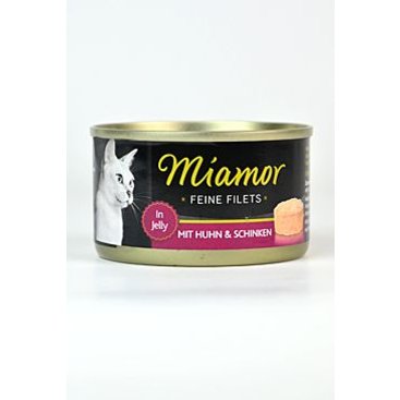 Mazlíčci - Miamor Cat Filet konzerva kuře+šunka 100g