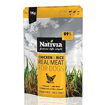 Mazlíčci - Nativia Real Meat Chicken&Rice 1kg
