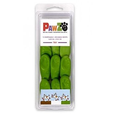 Mazlíčci - Botička ochranná Pawz kaučuk Tiny sv.zelená 12ks