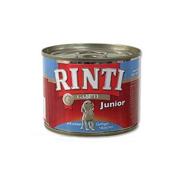 Mazlíčci - Rinti Dog Gold Junior konzerva drůbež 185g