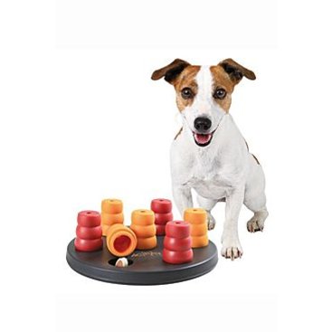 Mazlíčci - Hračka pes Dog Activity mini Solitaire kruh s kuž 20cm