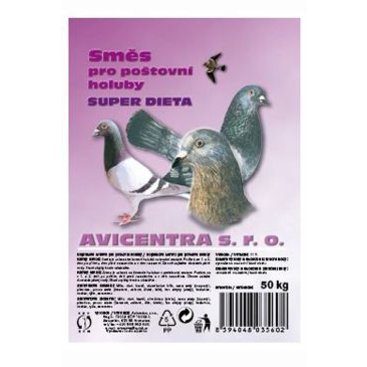 Mazlíčci - Avicentra Super dieta holub 25kg