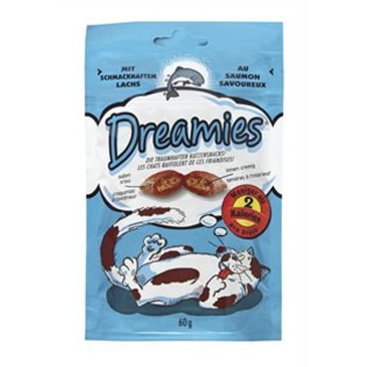 Mazlíčci - Dreamies kočka pochoutka s lososem 60g