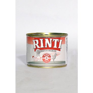 Mazlíčci - Rinti Dog Sensible konzerva hovězí+rýže 185g
