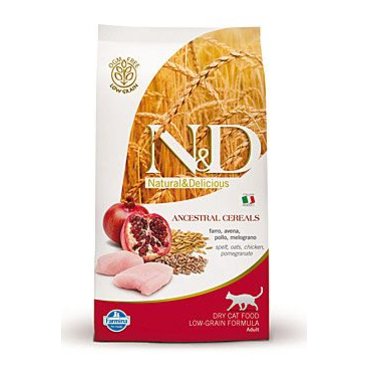 Mazlíčci - N&D Low Grain CAT Adult Chicken & Pomegranate 1,5kg