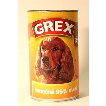 Mazlíčci - GREX konz. pes drůbeží 1280g