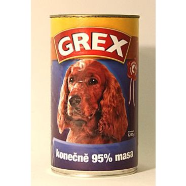 Mazlíčci - GREX konz. pes mas.směs 1280g