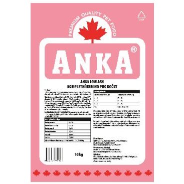 Mazlíčci - Anka Cat Low Ash  20kg