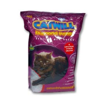Mazlíčci - Podestýlka Catwill Diamond Power kočka pohlc. pach3,8l
