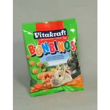 Mazlíčci - Vitakraft Rodent Rabbit poch. BonBinos Carrot 40g