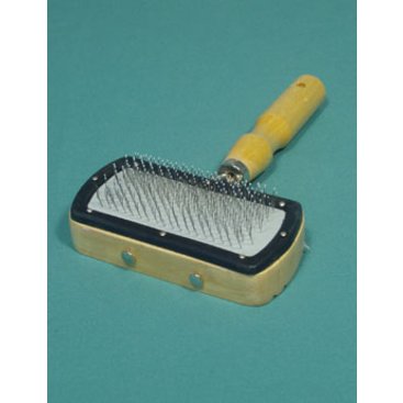 Mazlíčci - Kartáč dřevěný s drátky jemný pes 18/10cm TR