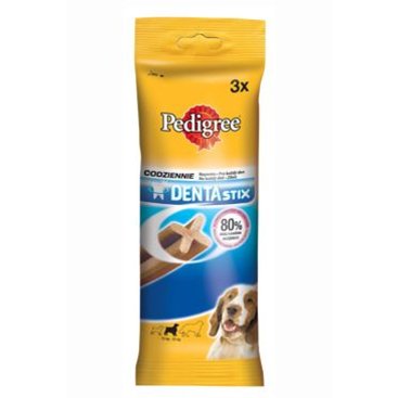 Mazlíčci - Pedigree Pochoutka Denta Stix Medium 3ks 77g