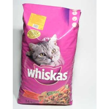 Mazlíčci - Whiskas Dry s kuřecím masem 14kg