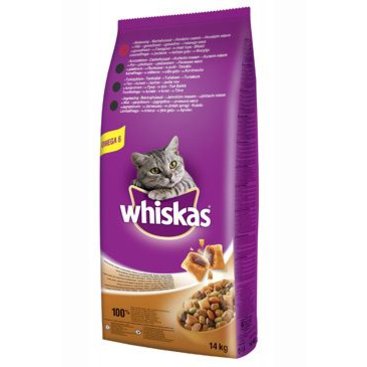 Mazlíčci - Whiskas Dry s hovězím masem 14kg
