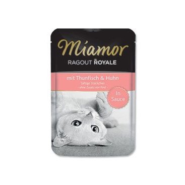 Mazlíčci - Miamor Cat Ragout kapsa tuňák+kuře ve šťávě 100g