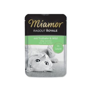 Mazlíčci - Miamor Cat Ragout kapsa krocan+zvěř. ve šťávě 100g