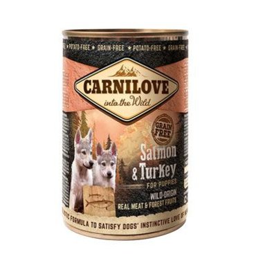 Mazlíčci - Carnilove Wild Meat Salmon & Turkey for Puppies 400g