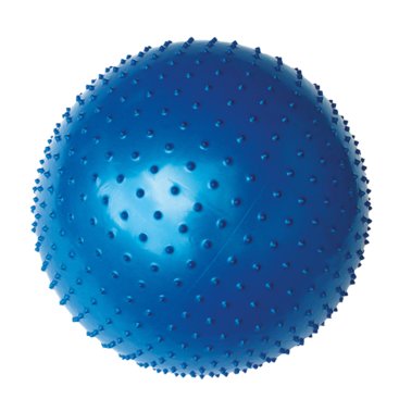 Ostatní - Gymball - 65 cm s výstupky, modrá